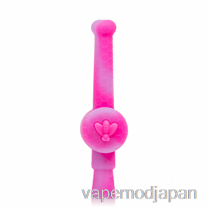 VAPE MOD ストラタス リクレイマー ハニー ディッパー シリコン ダブ ストロー バブルガム (マゼンタ / パープル)